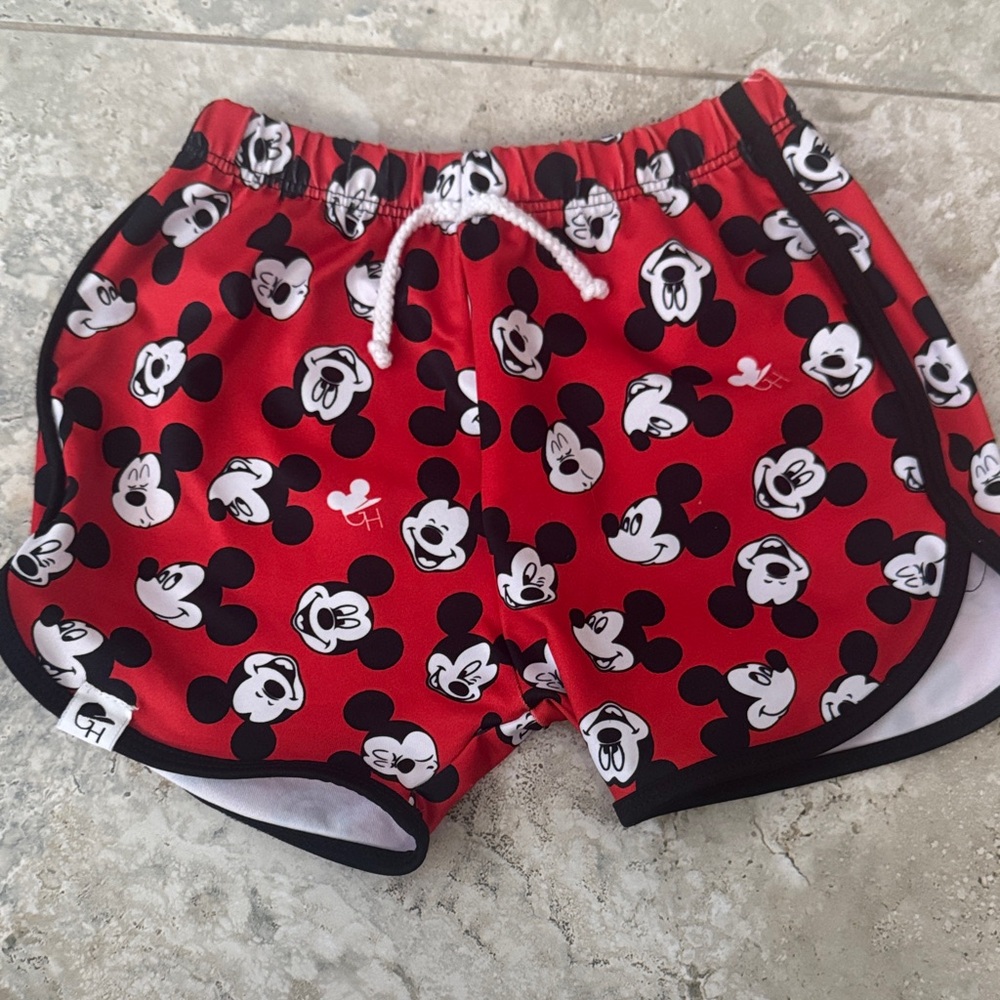 Disney Mickey Mouse Red Kids Shorts